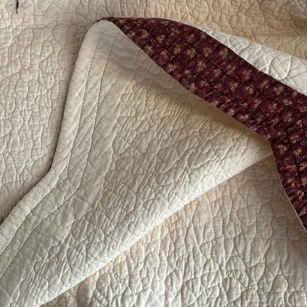 Vintage handcrafted quilt